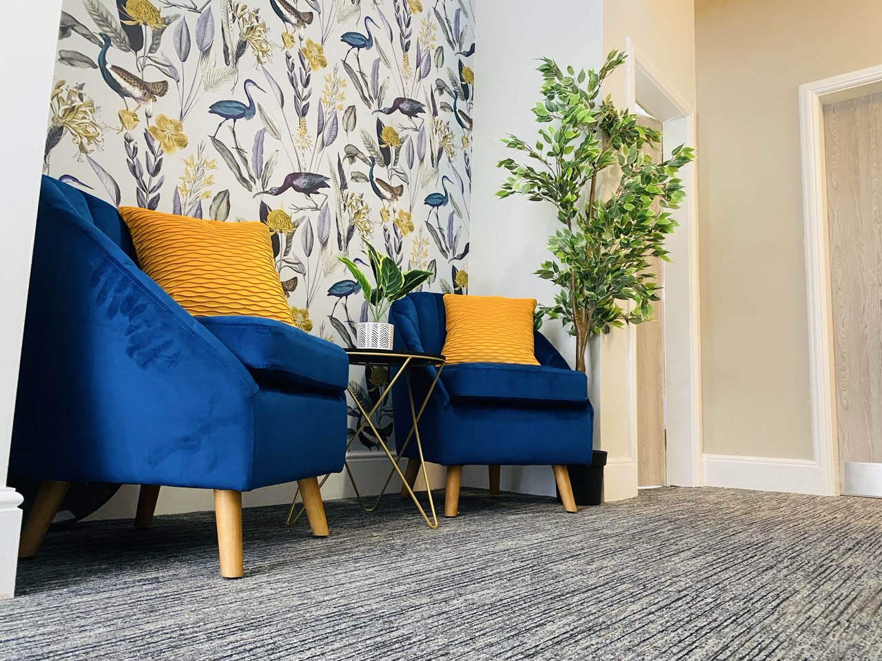 Cottonmill lounge area with chairs